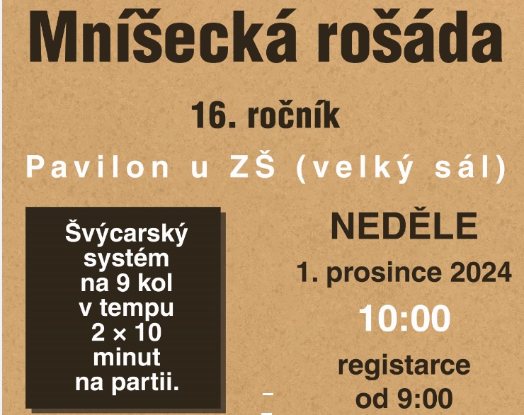 Mníšecká rošáda – 16. ročník